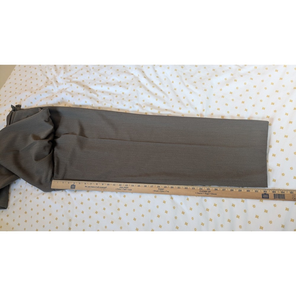 VTG POLO RALPH LAUREN 40x32 Wool Twill Pants Dbl Pleated OG Green Buckles USA - Picture 5 of 15